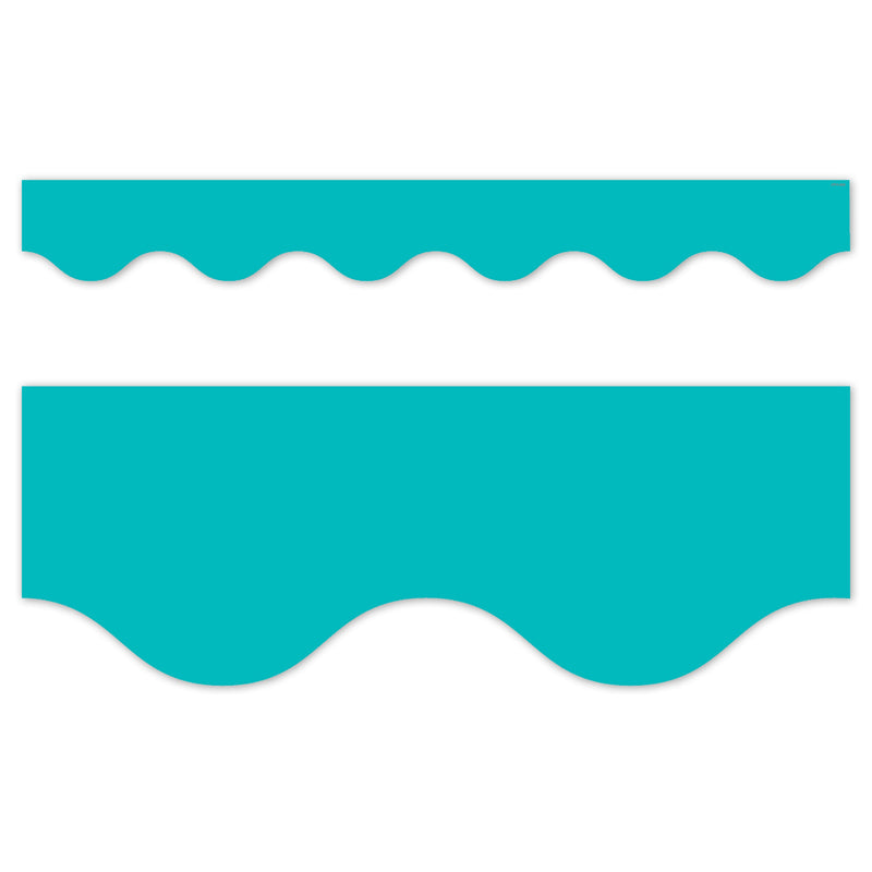Core Decor Turquoise Wavy Ez Border