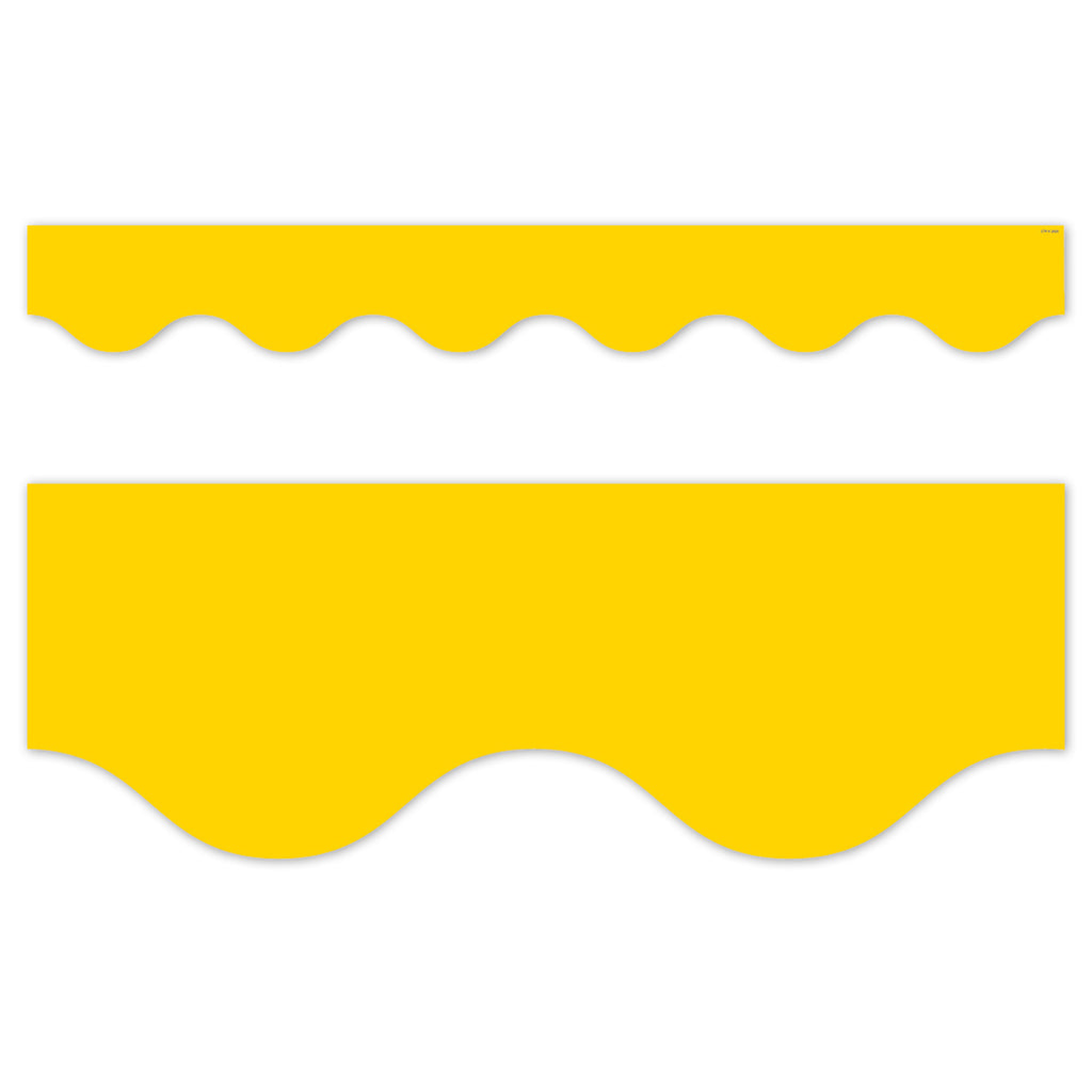Core Decor Yellow Wavy Ez Border