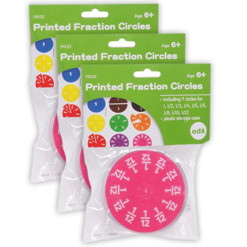 (3 St) Fraction Circles