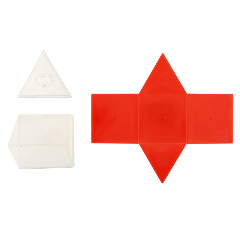 2d3d Geometric Solids 8cm Classroom Set