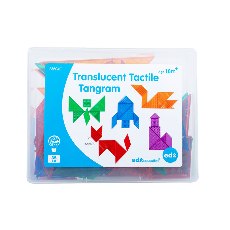 Translucent Tactile Tangrams