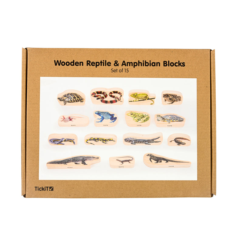 Wooden Reptile & Amphibian Blocks