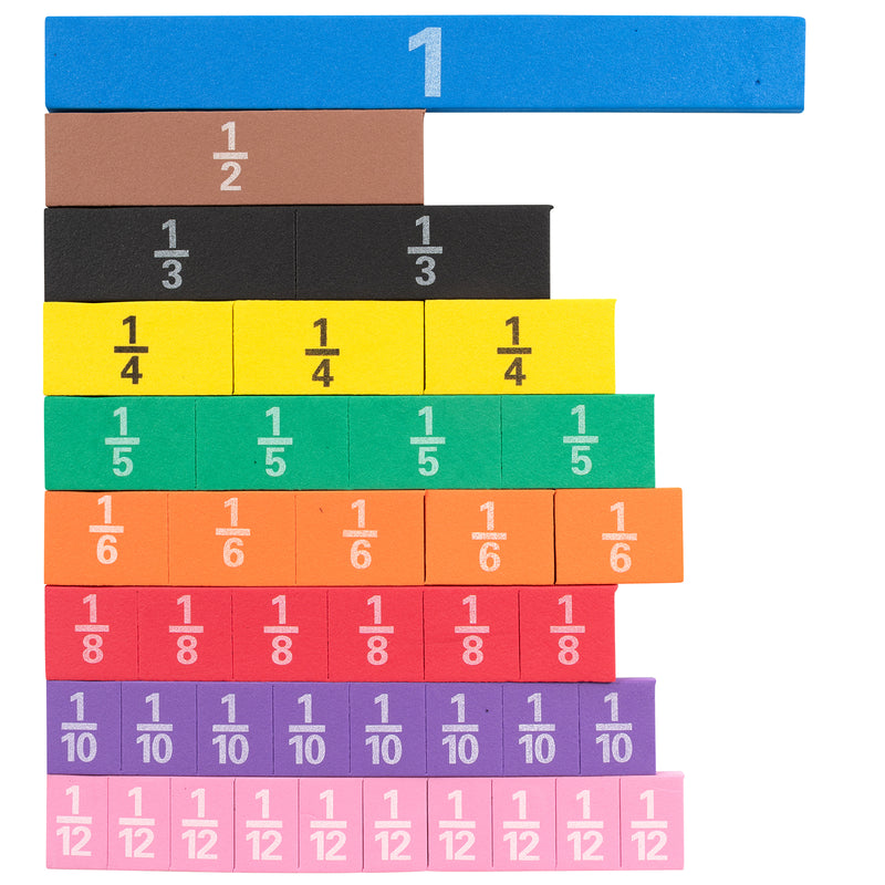 (3 St) Magnetic Fraction Tiles