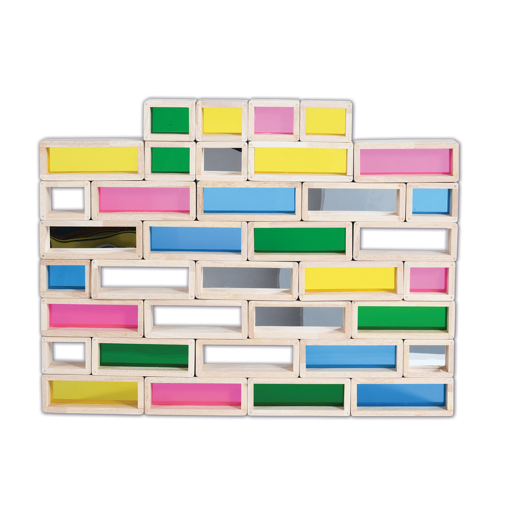 Rainbow Bricks Set Of 36