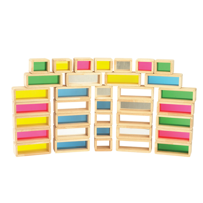 Rainbow Bricks Set Of 36