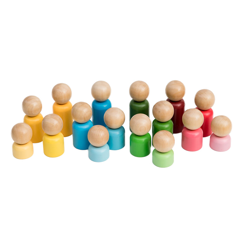 Rainbow Families Wooden