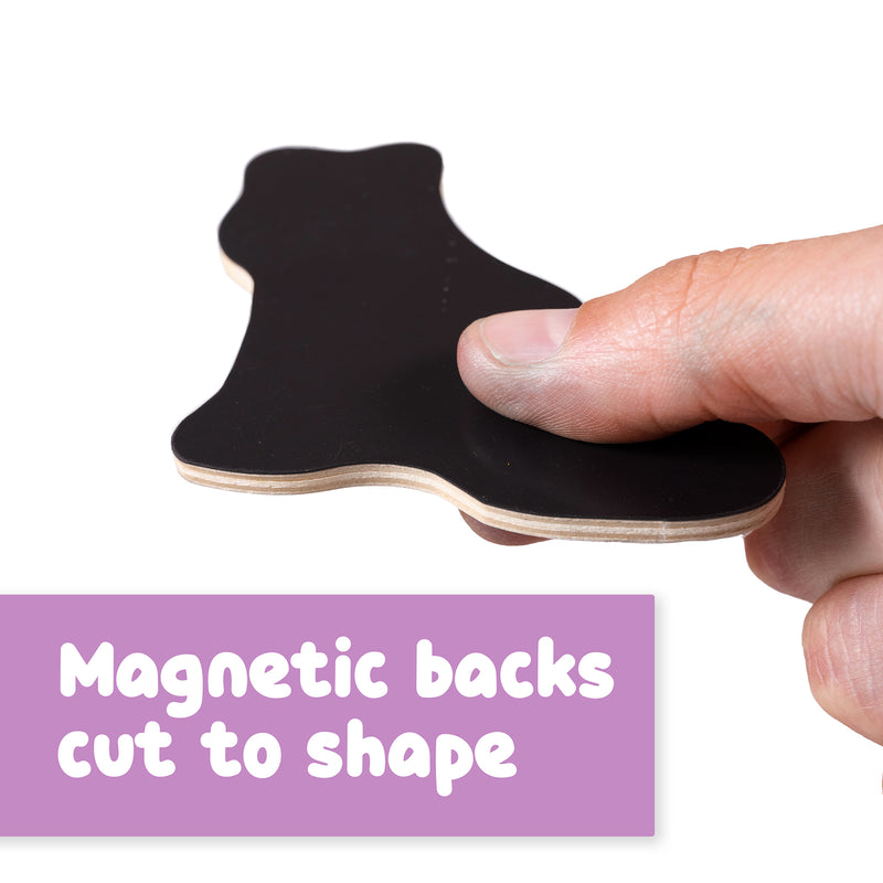 Wooden Magnets Animals 20/st