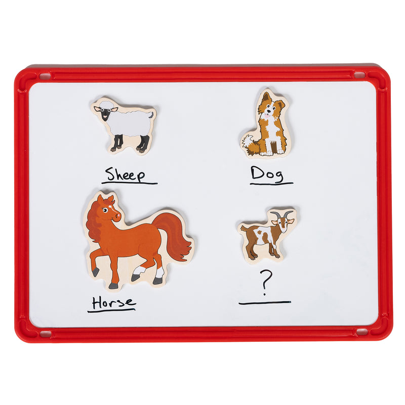 Wooden Magnets Farm 20/st