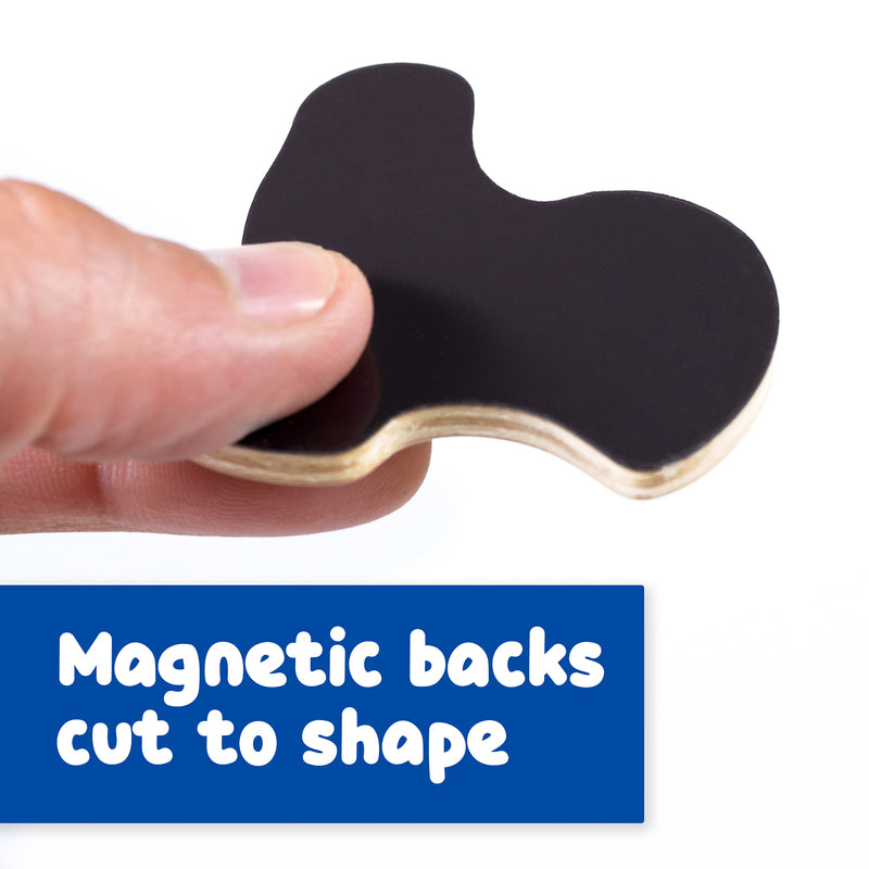 Wooden Magnets Cats & Dogs 20/st