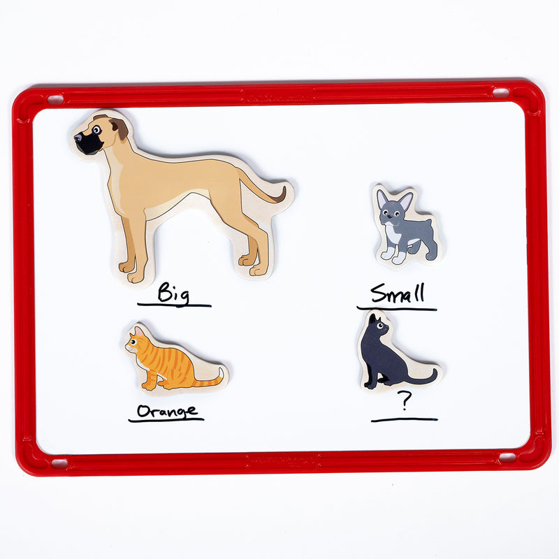 Wooden Magnets Cats & Dogs 20/st