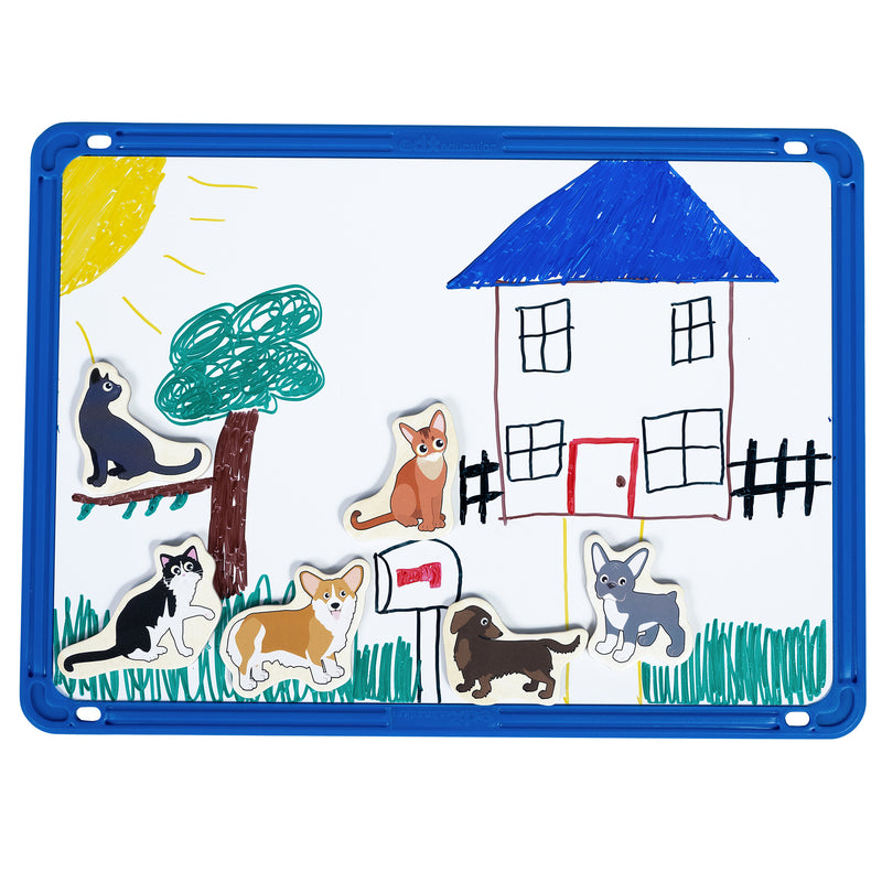 Wooden Magnets Cats & Dogs 20/st