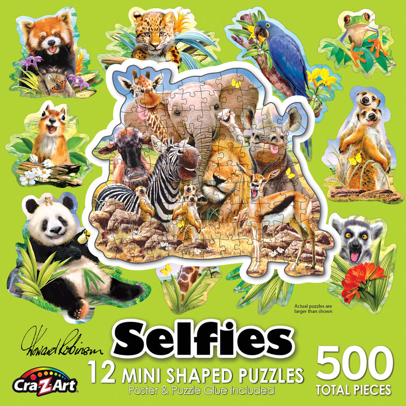Jungle Selfies Minishaped Puzzle St