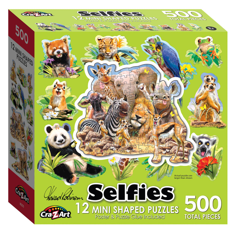 Jungle Selfies Minishaped Puzzle St