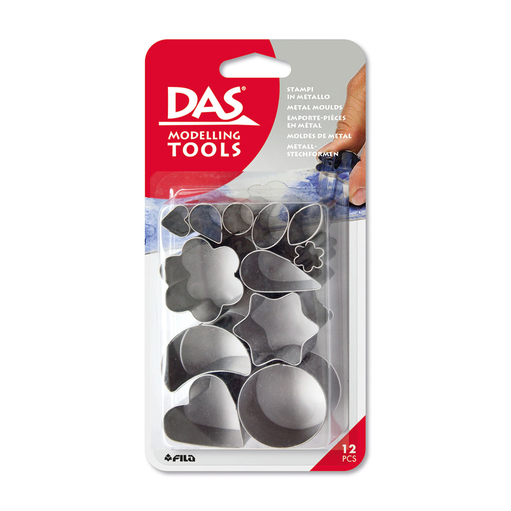 Modeling Clay Metal Cutters 12ct