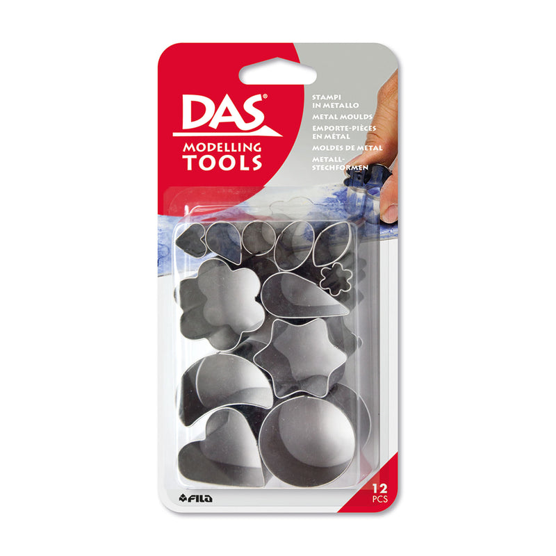 Modeling Clay Metal Cutters 12ct