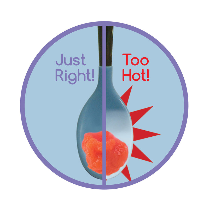 Color Changing Heat Sensing Soft Tip Spoon, Pack of 6