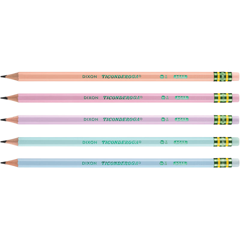 Wooden Pencil Pastel, Sharpened, 18 Per Pack, 3 Packs