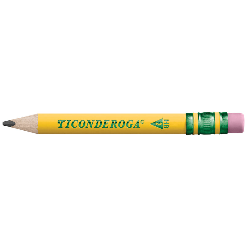12ct First Wooden Pencils W/eraser Short Large Triangle Barrel