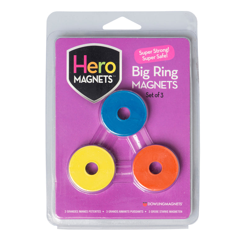 Hero Magnets Bundle: Button, Blocks & Rings, 18 Pieces