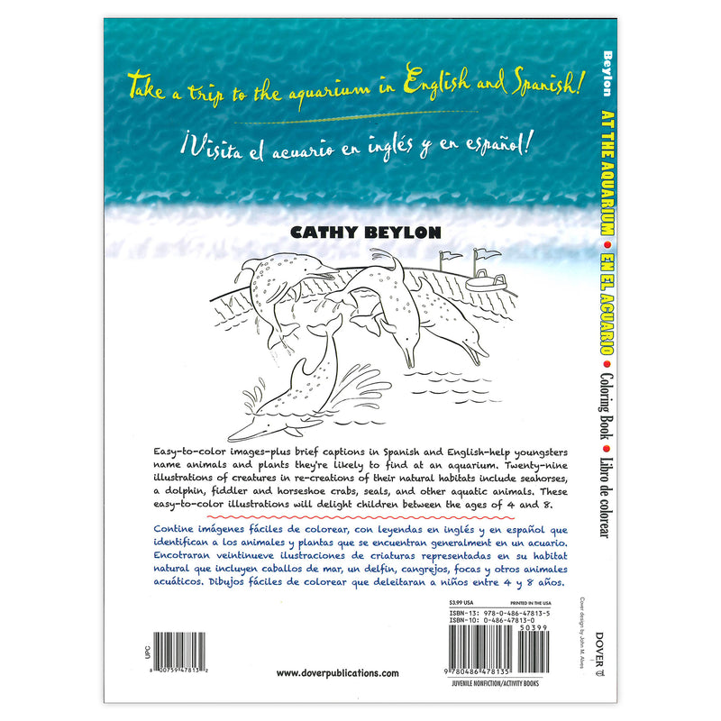 At The Aquarium Coloring Book, Pack of 6