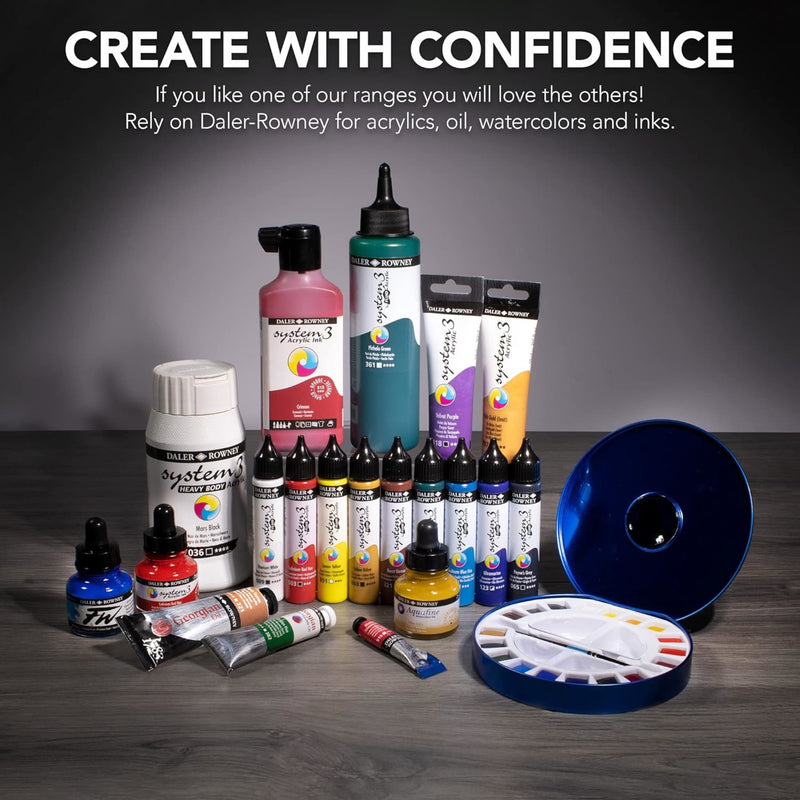 Fw Acrylic Ink Black 29.5ml Daler-rowney