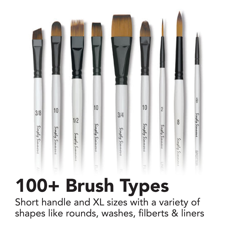 Ss Work Horse Brush Set 5ct Daler-rowney