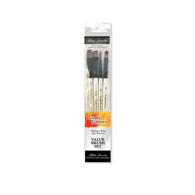 Ss Work Horse Brush Set 5ct Daler-rowney