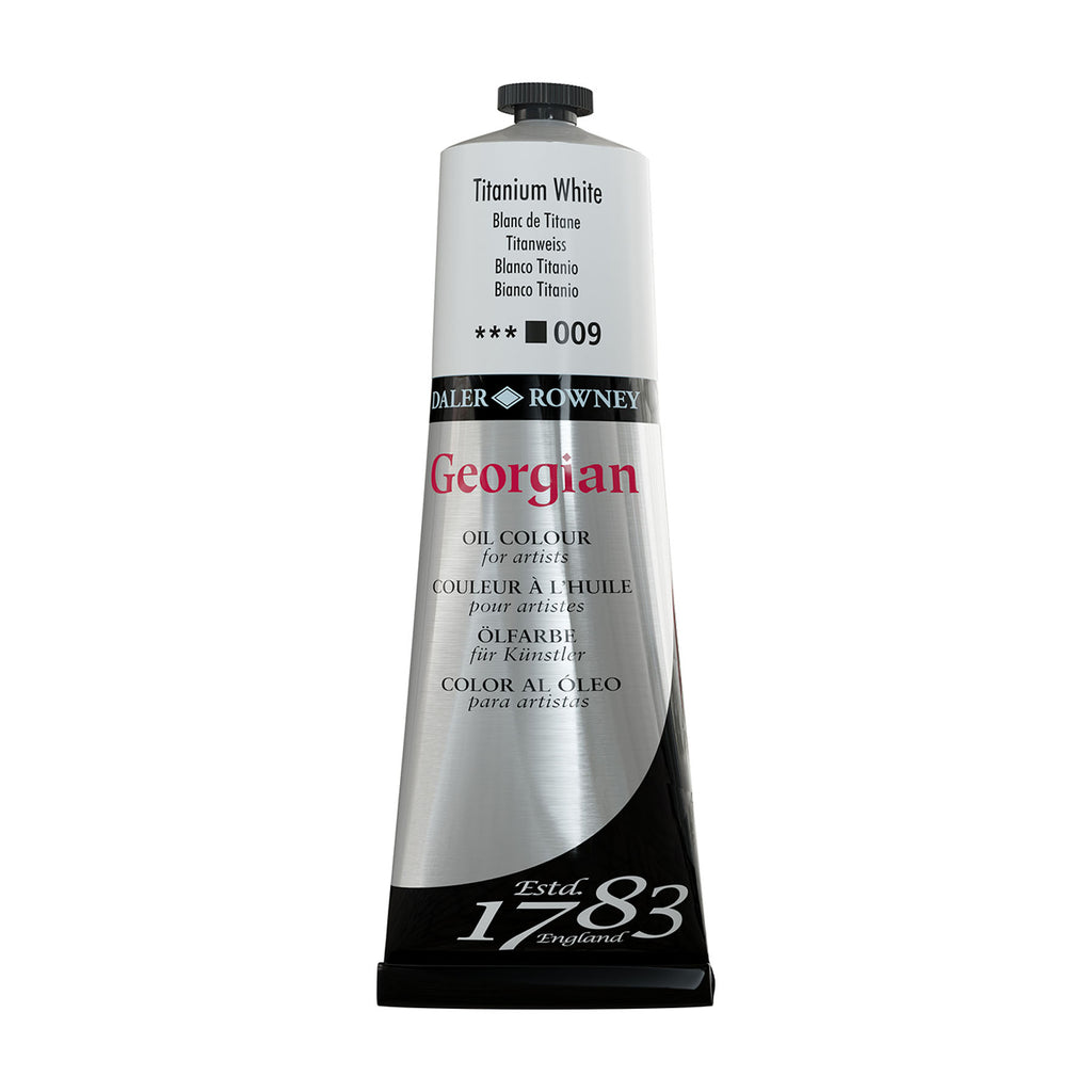 Georgian Oil Paint, Titanium White, 225ml, 1 Count