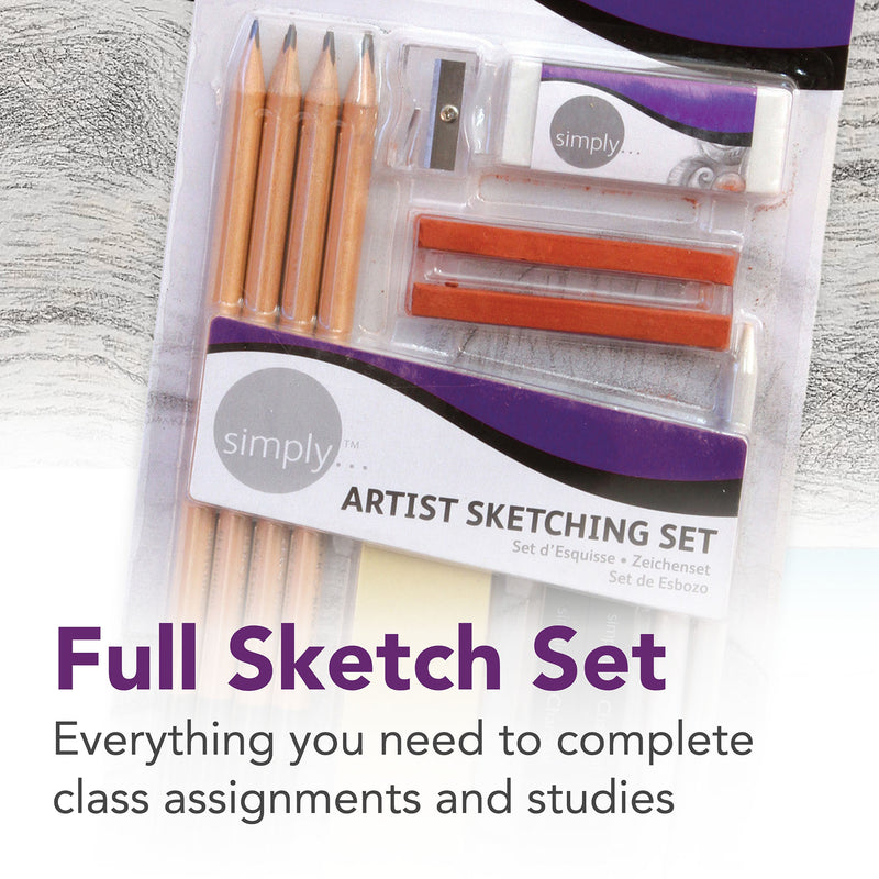 Simply Sketching Pencils Set 13ct