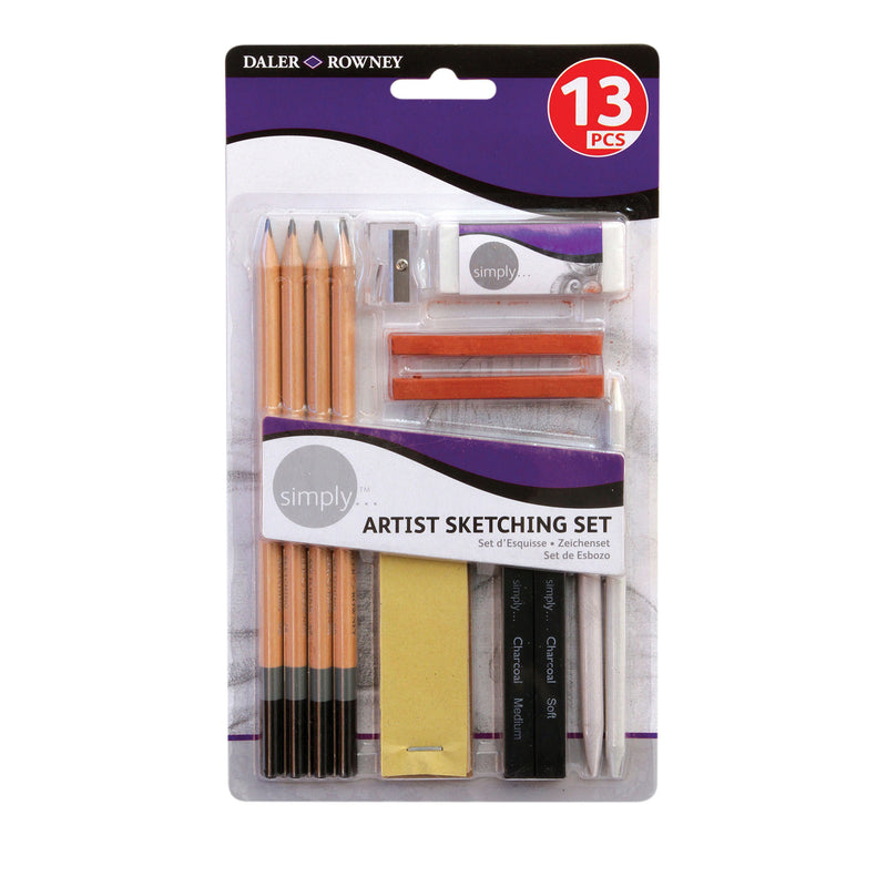 Simply Sketching Pencils Set 13ct