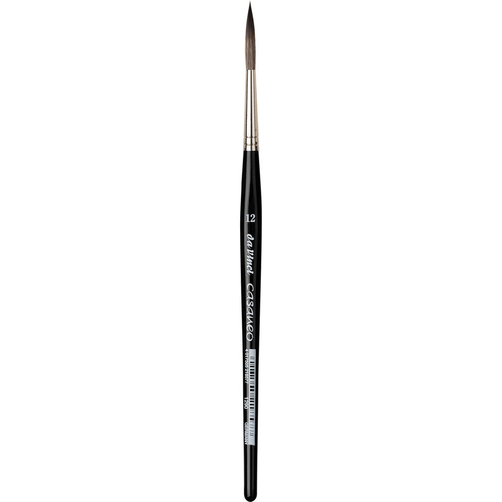 CASANEO Rigger, Extra Soft Synthetics, Watercolor & Acrylic, Liner, Series 1290, Size 12