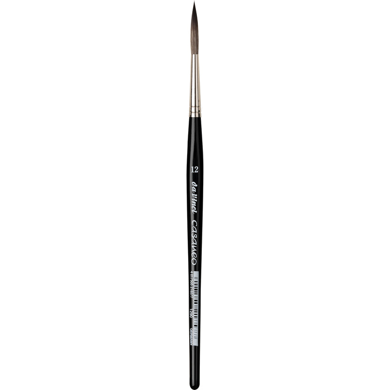 CASANEO Rigger, Extra Soft Synthetics, Watercolor & Acrylic, Liner, Series 1290, Size 12