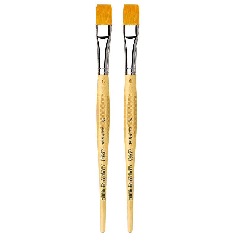 JUNIOR Synthetics Student Brush, Synthetic, Tempera, Round, Series 304, Size 16, Pack of 2