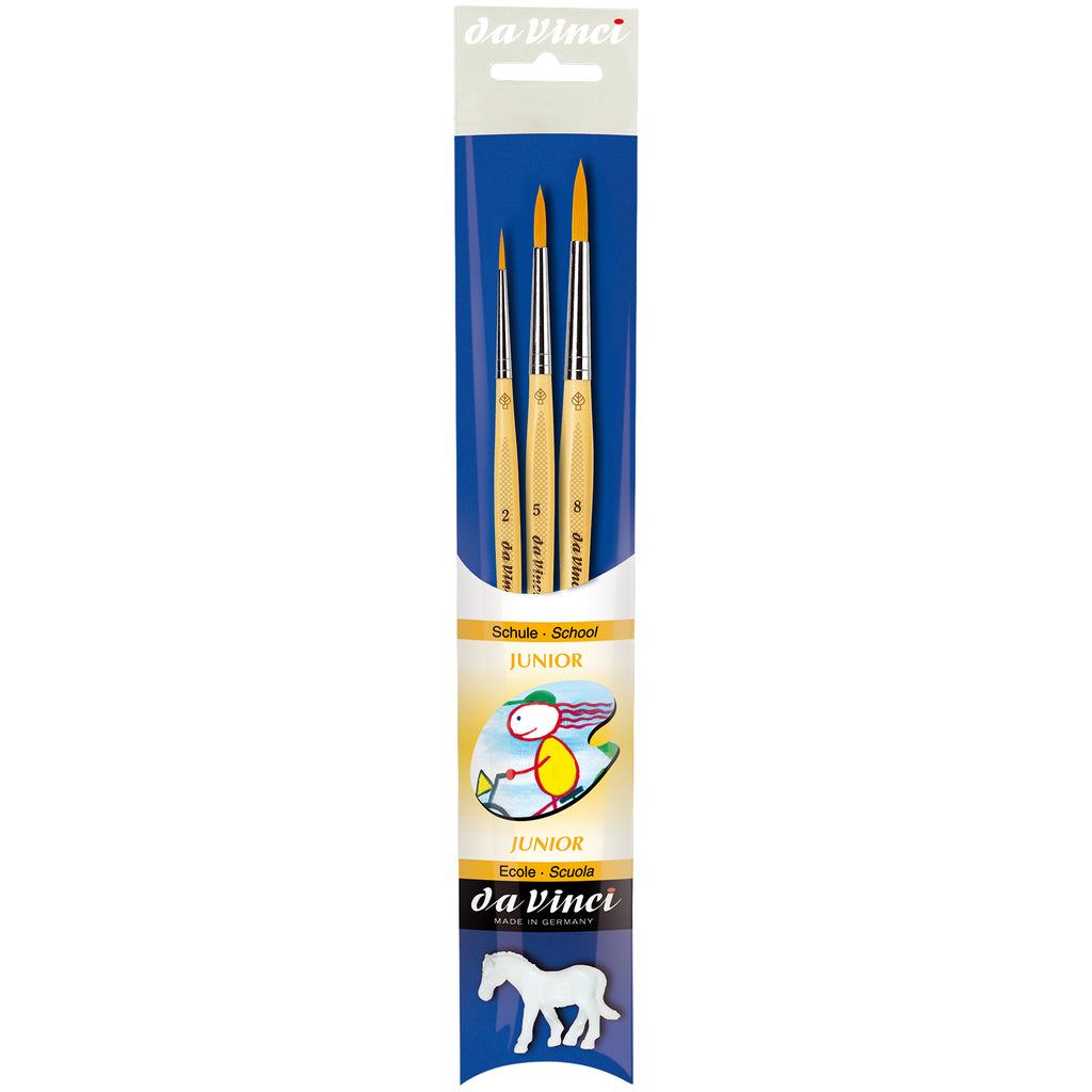 Junior Synthetics Brush Set 3ct