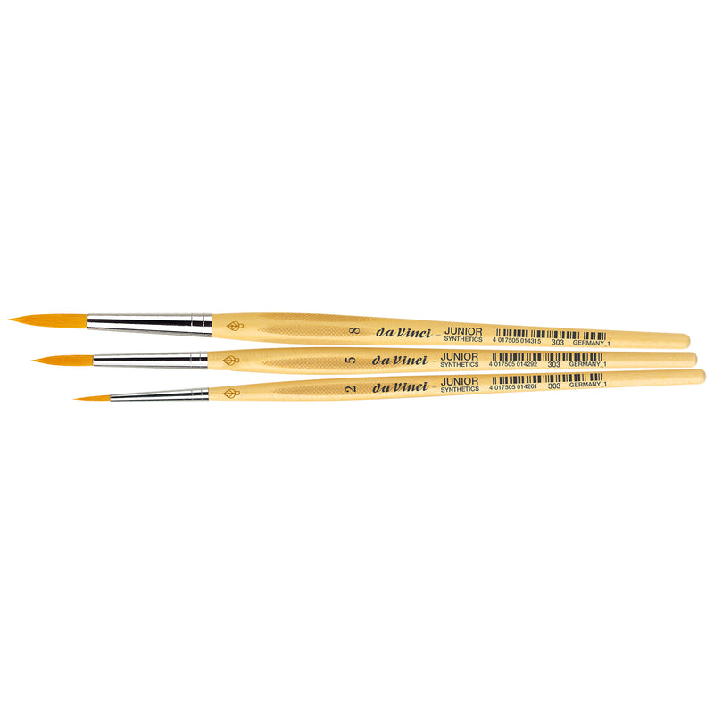 Junior Synthetics Brush Set 3ct