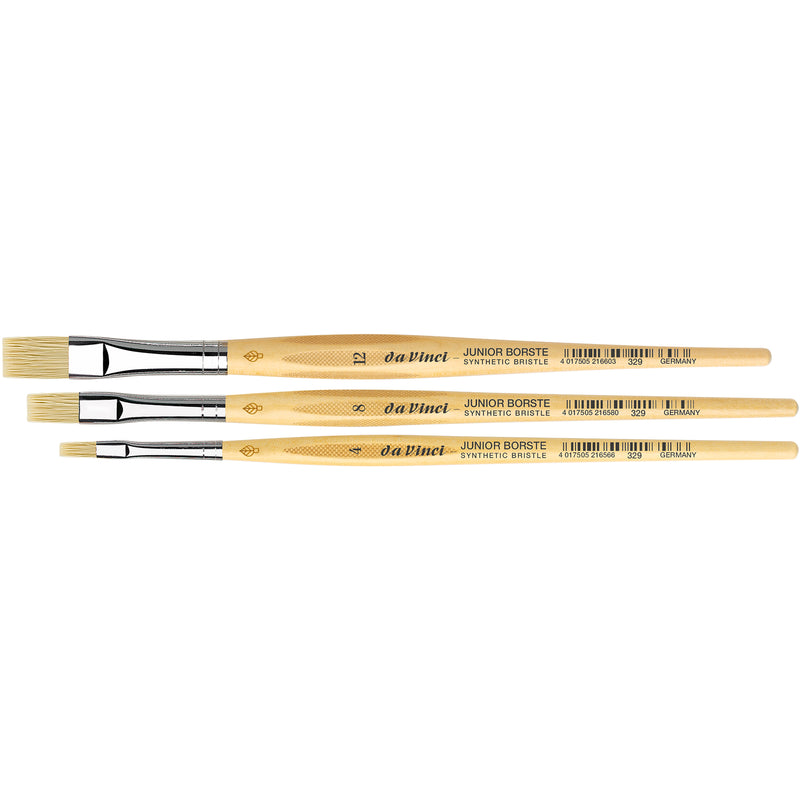 Junior Borste 3 Brush Synthetic Set