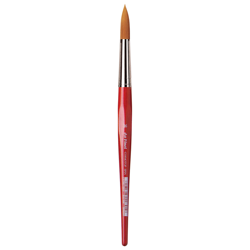 COSMOTOP-SPIN Silkpainting Brush, Synthetic, Watercolor, Round, Size 16