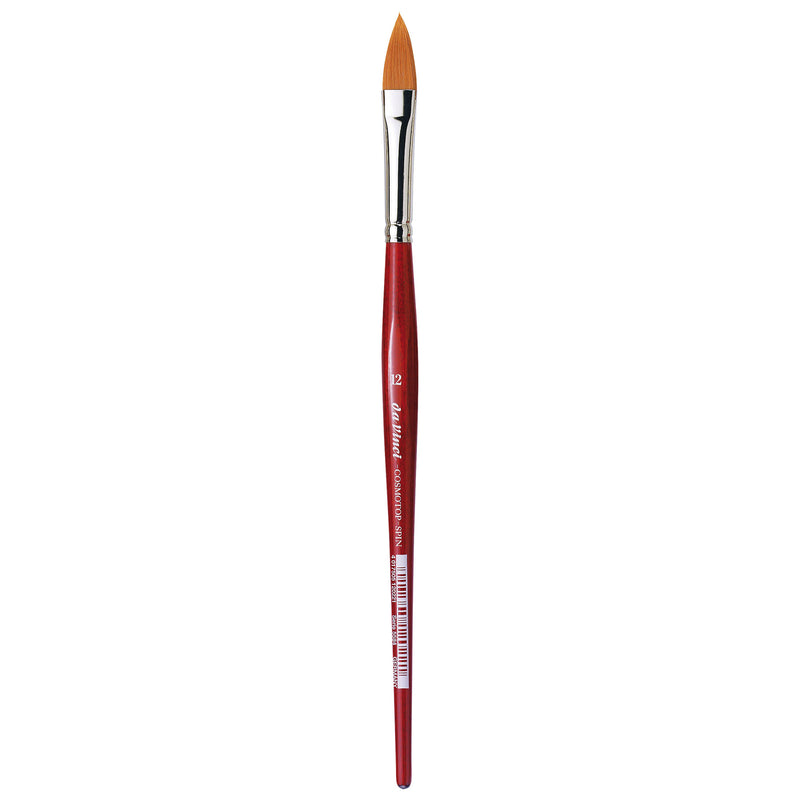 COSMOTOP-SPIN Silkpainting Brush, Synthetic, Watercolor, Oval-Pointed, Size 12