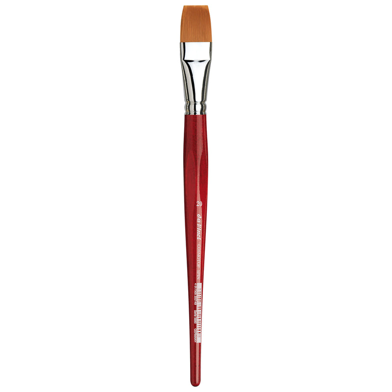 COSMOTOP-SPIN Silkpainting Brush, Synthetic, Watercolor, Flat, Size 20