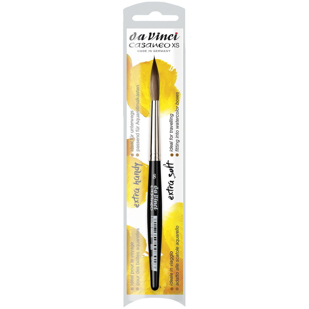 CASANEO XS Rigger, Extra Soft Synthetic, Watercolor, Liner, Series 989, Size 8