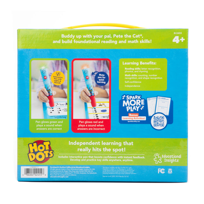 Hot Dots® Pete the Cat® Preschool Reading & Math