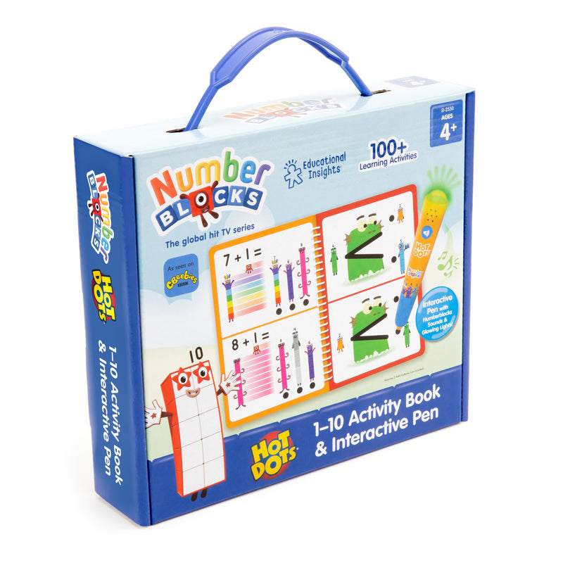 Hot Dots® 1-10 Numberblocks Activity Book & Interactive Pen