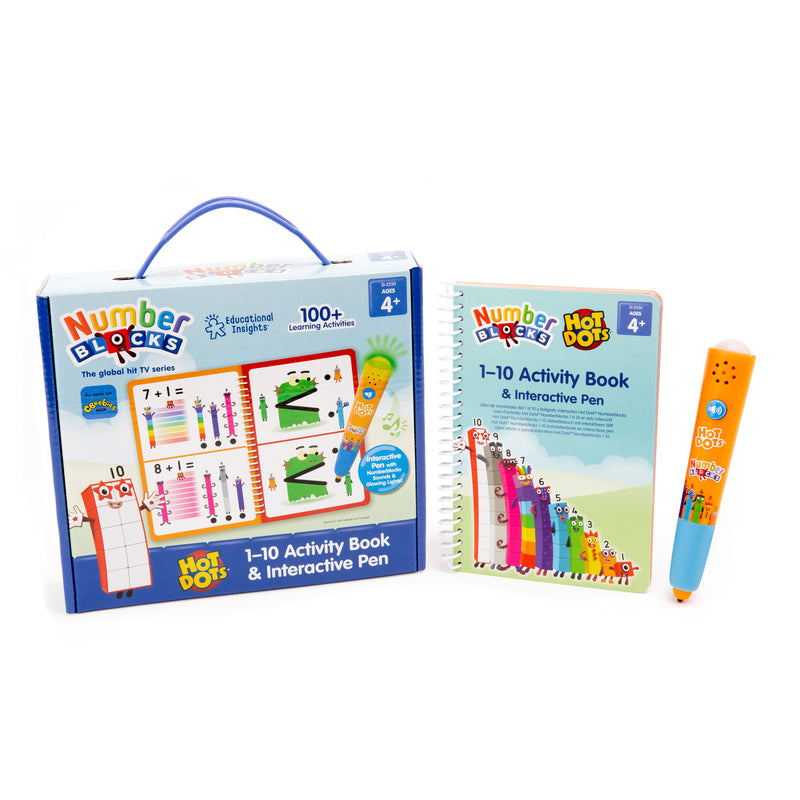 Hot Dots® 1-10 Numberblocks Activity Book & Interactive Pen