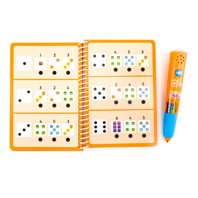 Hot Dots® 1-10 Numberblocks Activity Book & Interactive Pen