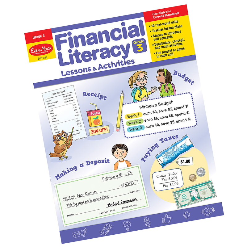 Financial Literacy Lessons & Activities, Grade 3