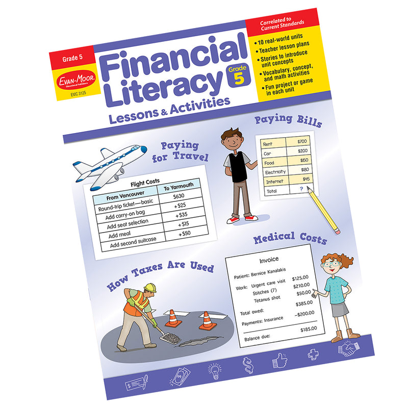 Financial Literacy Lessons & Activities, Grade 5