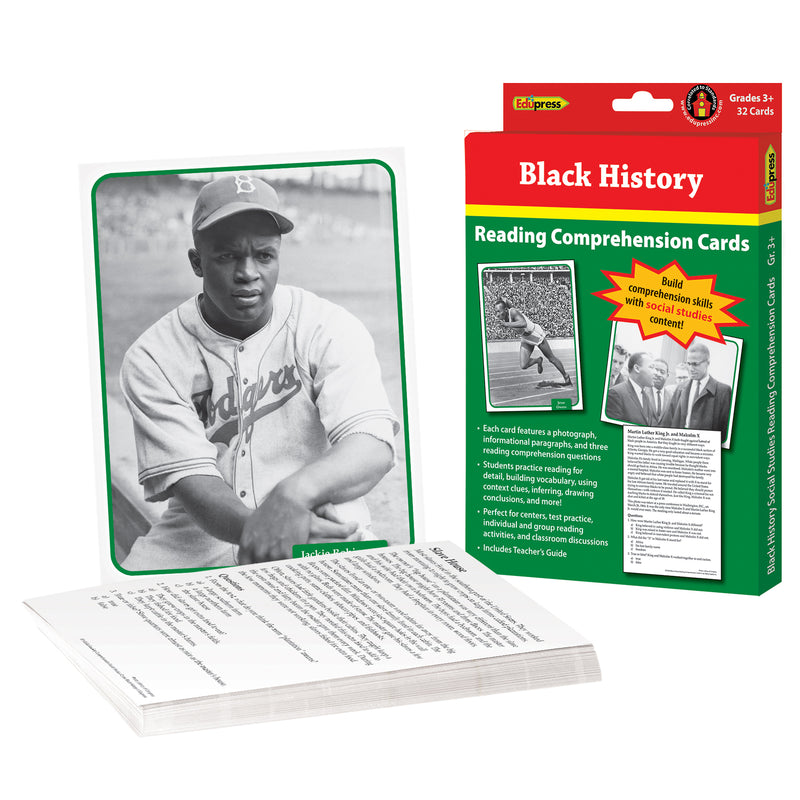 Black History Soc Studies Cards