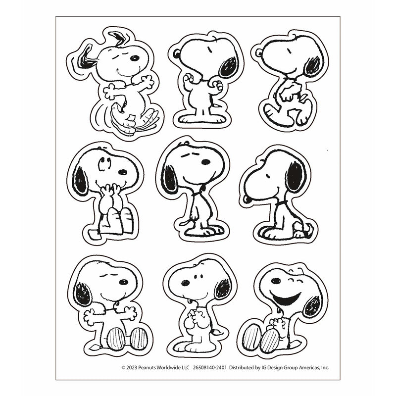 Peanuts Snoopy Giant Stickers Die Cut