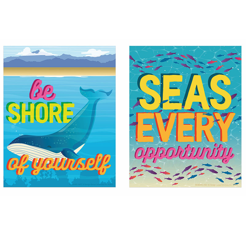 Motivational Mini Poster Pack Seas The Day