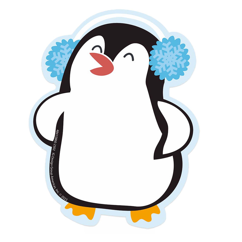Winter Penguins Paper Cut Outs